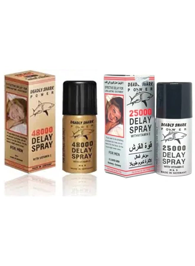 Deadly Shark Power Spray 48000 + 25000 Vitamin E Performance MAX - 2 Pcs